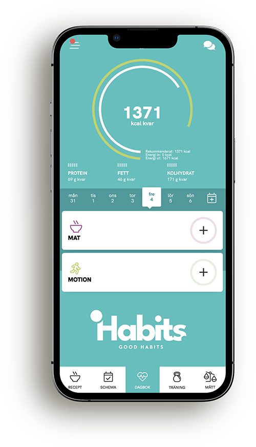Skärmbild av Good Habits-appen